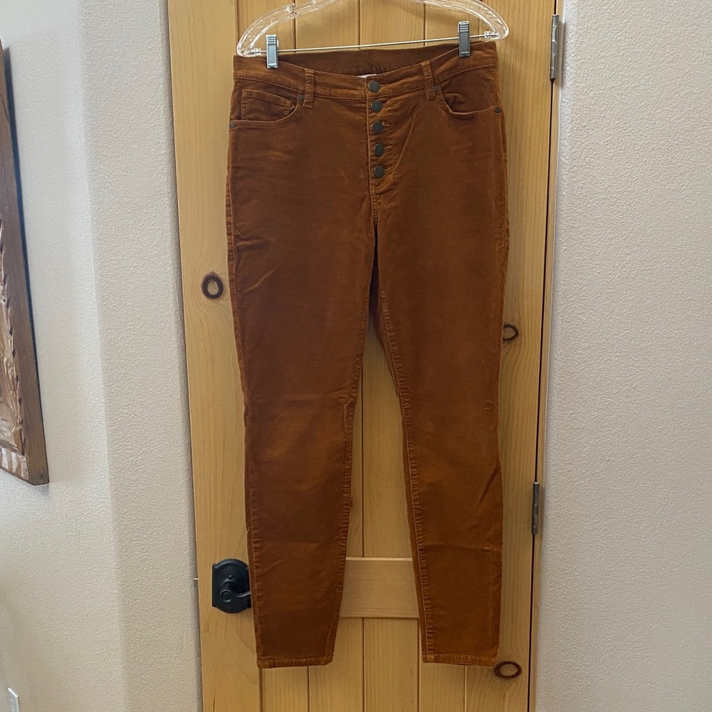 CAbi Tan Corduroy Trousers